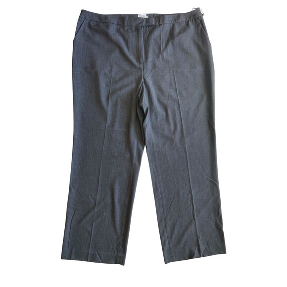 Calvin Klein Womens Dress Pants Size 18W Gray Stretch Career Office Capsule Work - Picture 1 of 9